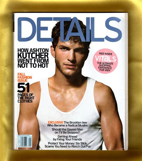 Details Magazine - September, 2003. Ashton Kutcher cover. Scarlett Johansson at 18, Joseph Cohen ...