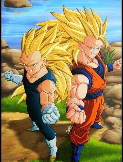 He is a saiyan who was originally sent to earth to destroy the planet, but due to an accident that altered his memory he eventually became earth's greatest defender and the savior of the universe. Goku ssj3 Y Vegeta ssj3 | DRAGON BALL ESPAÑOL Amino
