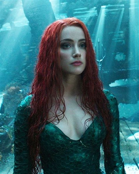 Amber heard as mera in 2018's aquaman.warner bros. Amber Heard as Mera : DCEUboners