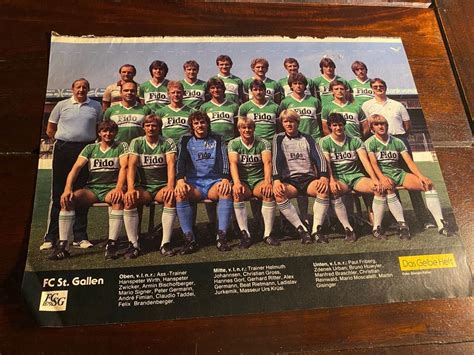 Maybe you would like to learn more about one of these? FC St. Gallen FCSG Vintage Poster Rar | Kaufen auf Ricardo