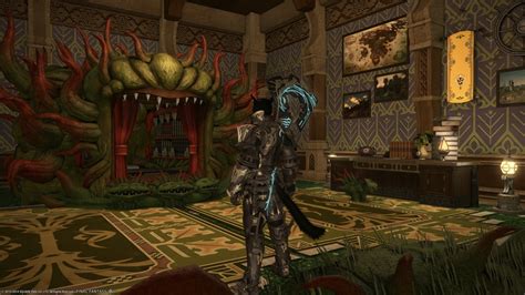 The size of the room is slightly larger than the small house. Macki De'black Blog Entry "Morbol Heaven (Private Chamber)" | FINAL FANTASY XIV, The Lodestone