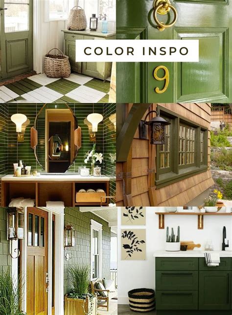 These rich earthy green colors work as well in a home study as it. 6 Moss Green Paint Color Inspirations, Olive Green Paint ...