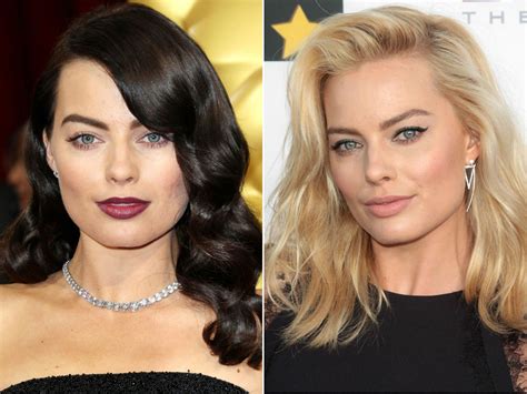 With less pigmentation than brunettes, blondes developed more hair to get that protective barrier. Margot Robbie Debuts Dramatic Hair Makeover At The Oscars