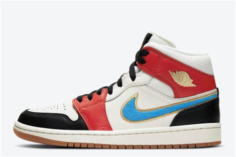 This leaves a soft cream color to make up the lower eyestays and heel counter. Air Jordan 1 Mid "Homecoming" Where to Buy - Sneaker Links