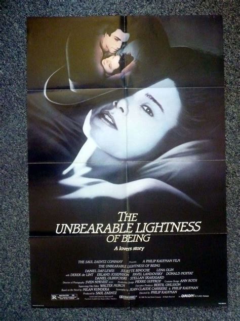 Lena olin in the unbearable lightness of being (1988). UNBEARABLE LIGHTNESS OF BEING Original 1988 US One Sheet ...