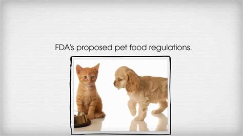 Maybe you would like to learn more about one of these? Proposed Pet Food Regulations - YouTube