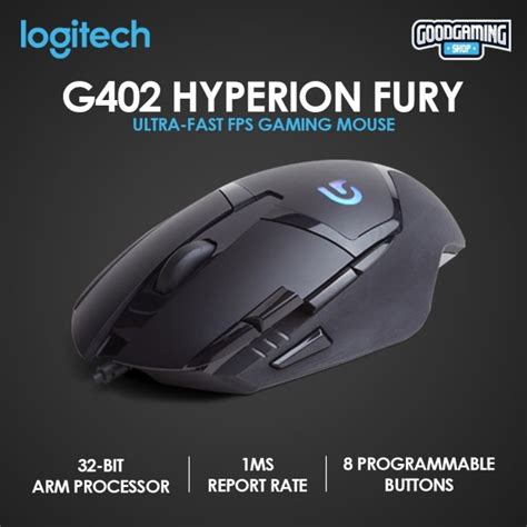 Logitech g402 drivers & software, setup, manual support. Jual Logitech G402 Hyperion Fury - Gaming Mouse - Jakarta ...