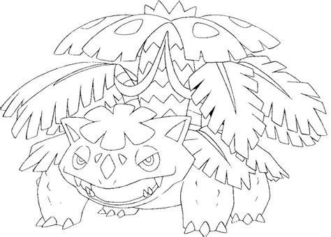 Mega blastoise coloring page new venusaur drawing at getdrawings. Venusaur Coloring Page at GetDrawings | Free download