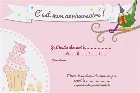 Des cartes d'anniversaire a imprimer ! Carte joyeux anniversaire 10 ans fille ...