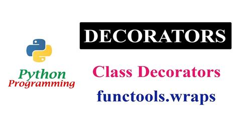 This means that functions have equal status with other objects in python. Python Tutorials - Decorators Part 3 | Class Decorators ...