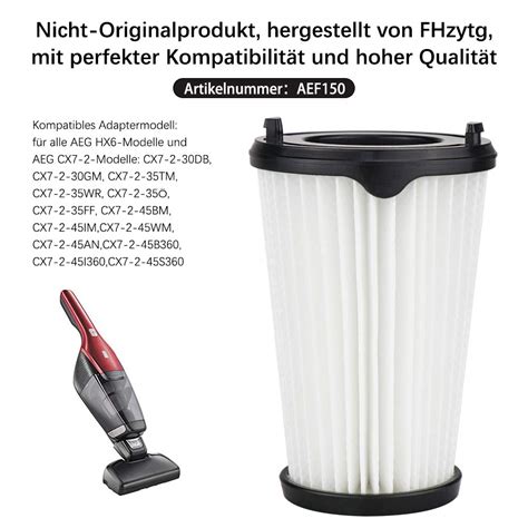 Maybe you would like to learn more about one of these? 3 Hepa Filter Ersatz für AEG Ergorapido AEF150 CX7 CX7-2 ...