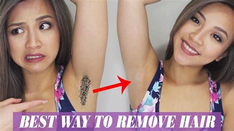 The cheapest and simplest way to remove the hair is to shave it off with your razor (trim the hair back as far as you can first to make things easier) or by using a body hair trimmer, but a much. How I Remove My Armpit Hair! BEST WAY | hunnxh - YouTube