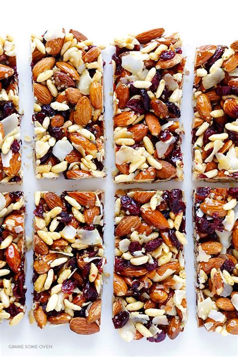 Recipes for bars for diabetics. Cranberry Almond Protein Bars | Gimme Some Oven | Recipe | Healthy protein snacks, Protein bar ...