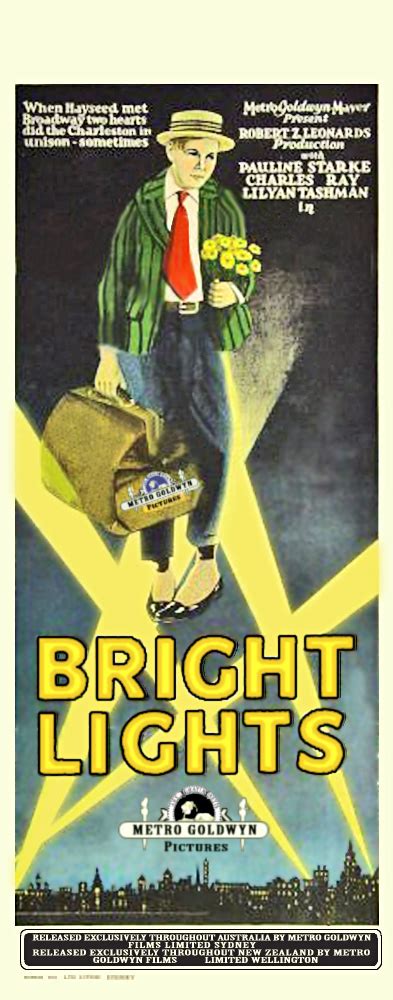 In city lights, his only friendships are with people who don't or can't see him: Bright Lights (1925)