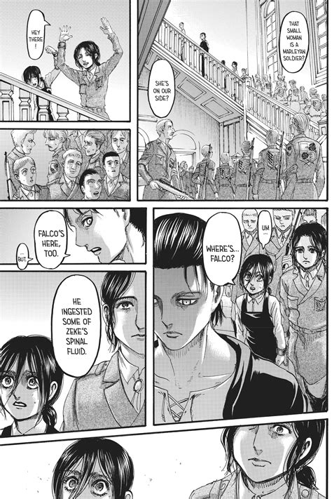 Aot manga and anime storyline will come to an end around similar times so that both sides of the fandom is not spoiled that much. Shingeki No Kyojin Chapter 116 | Read Attack on titan ...