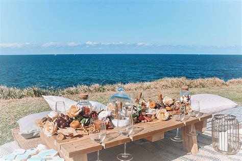 Outdoor picnic in garden,food and pastime objects on nature landscape,picnic items. Pop Up Picnics Northern Beaches | Purely Picnics | Australia