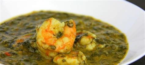 This is gonna smell and look delicious. Amazing Shrimp Callaloo (Spinach Soup). | Caribbean recipes, Callaloo recipe, Spinach soup