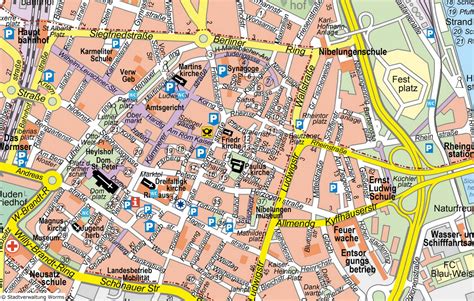 Interaktive karte mit sehenswürdigkeiten in jerusalem (altstadt). Öffentliche Toiletten in Worms > Stadt Worms
