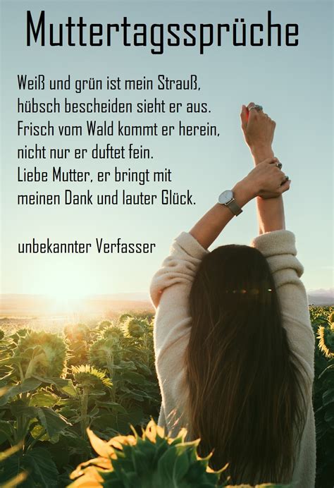 Der muttertag ist ein feiertag zu ehren der mutter und der mutterschaft, der am 09. Sprüche zum Muttertag - Teil 2 | Gutscheinspruch.de