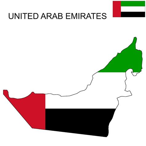 Amber list vs red list. United Arab Emirates Flag Map and Meaning - MapUniversal