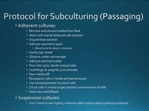 Animal cell culture presentation— presentation transcript 6 disaggregation of tissue cell cultures are generally started from disaggregated explants, tissues can be disaggregated by following methods: PPT - Cell Culture PowerPoint Presentation, free download ...