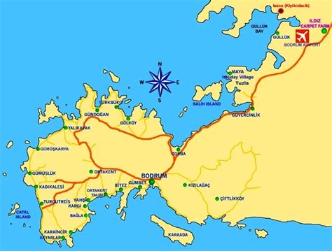 Découvrez sur la carte de la turquie, un pays étonnante et une terre riche d'histoires avec une des a voir sur la carte de la turquie à la géographie multiples : Carte de Bodrum en Turquie.