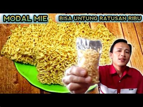 Walaupun harganya cukup murah, yang penting rasanya mantab jiwak. Ide bisnis modal mie 25ribu jadi 100ribu jajanan murah ...