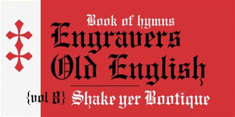 It is available in ttf and otf formats best for pairing words and it is an alternative of apercu font you can use it on your projects. Monotype Engravers Old English FONT Download