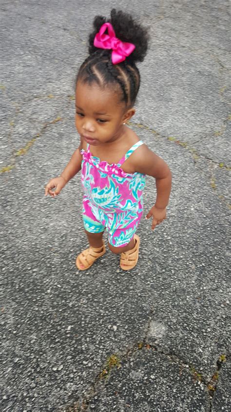 It's a cool style for girls with long hair. African-American Toddler hairstyle #africanhairstyles ...