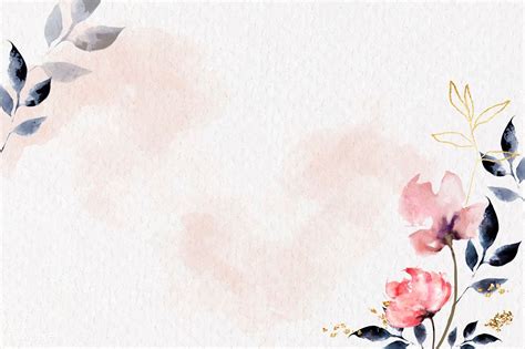 Rawpixel is your new creative home. Download premium vector of Shimmering watercolor floral ...