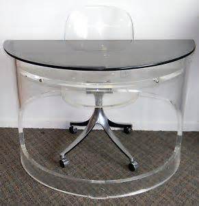 Vintage Mid Century Modern LUCITE Desk w/ Lucite Chair - eBay