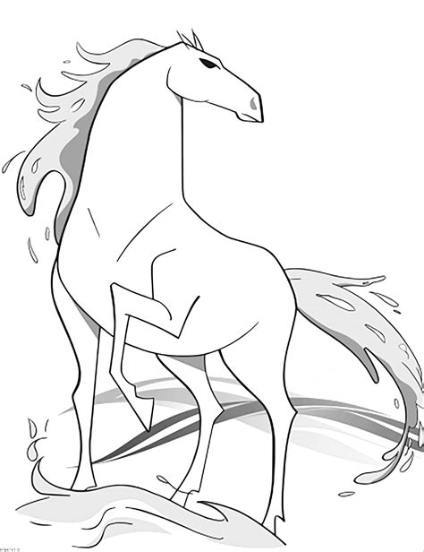 Frozen disney coloring pages, princess coloring pages 0. Frozen 2 Coloring Pages Elsa Horse - colouring mermaid