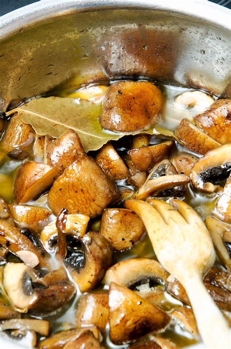 Transfer to jars and refrigerate up to 3 days. Best Marinated Raw Mushroom : Raw Champignon Mushrooms ...