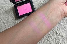 elf blush studio pink passion swatches fotd review