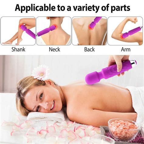 Rose desert sand body scrub; 20 Speed Mini Wand Silicone Rechargeable Massager ...