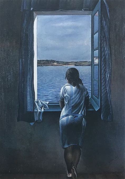 1983, in l'œil et le doigt. Salvador Dali - Jeune fille à la fenêtre (1925) - Catawiki