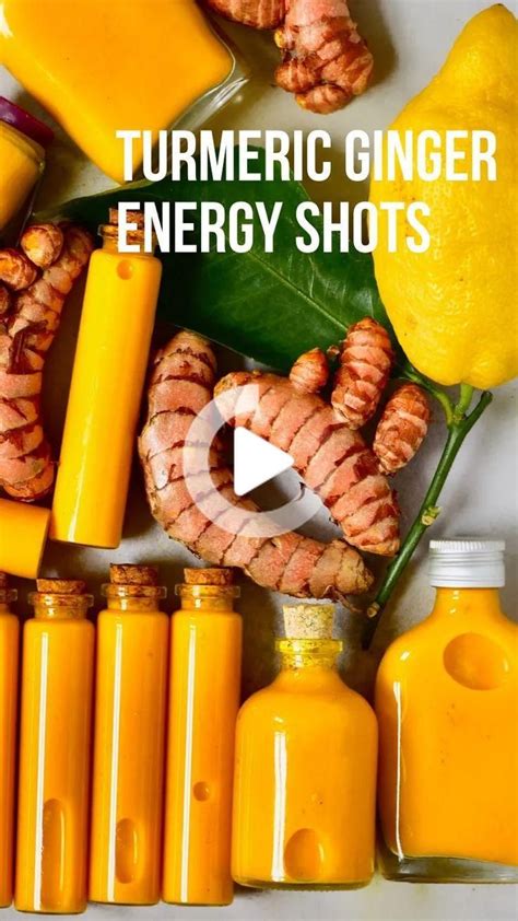 These turmeric ginger and lemon health shots are a great way to kickstart your day. Ginger Turmeric Immune-Boosting Energy Shots (juicer ...