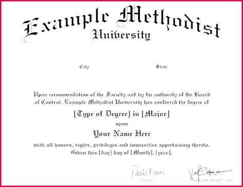 As a prefix at most schools. 4 Honorary Degree Certificate Template 49608 | FabTemplatez