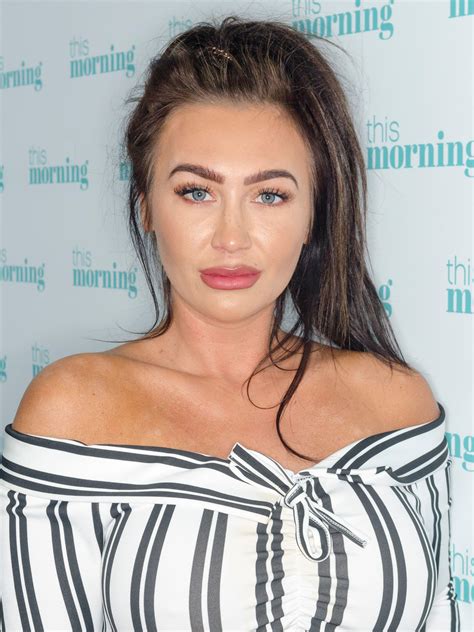 Pictured with regis and hair staff cherelle marie. Lauren Goodger 'explains' photos that left her looking ...