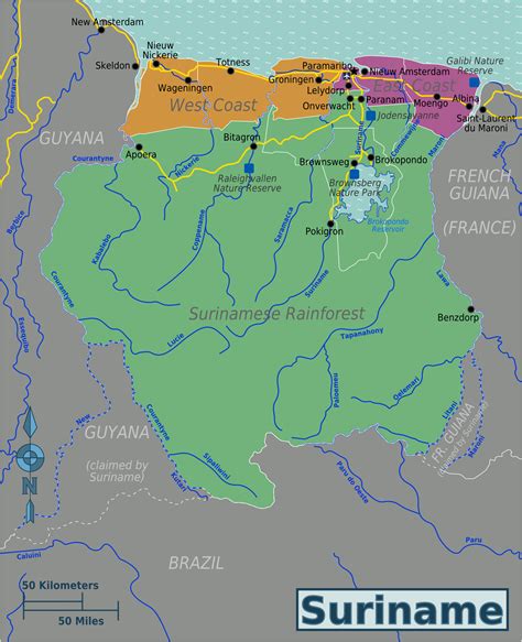 We would like to show you a description here but the site won't allow us. Landkarte Suriname (Karte Regionen) : Weltkarte.com ...