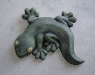 On sunny days they bask in the. Lizard Plaque Wall Plaques Garden Ornaments ::. Yard Art ...