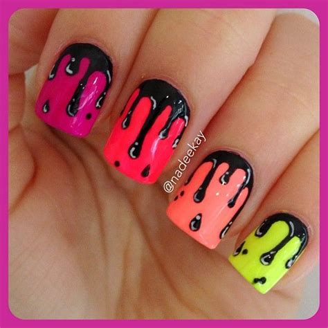 Maybe you would like to learn more about one of these? 15 cool nápadů na zářivé a neonové nehty - Blog NaniNails ...