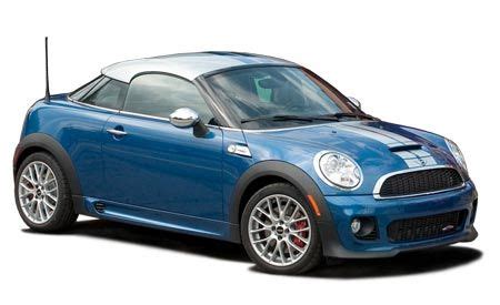 Everything from rounded door handles to round headlights and, on the inside, circular vents and a circular head unit, make the urban runabout as cute—and as circular—as a button. 2013 Mini Cooper Coupe S / JCW John Cooper Works 2dr ...