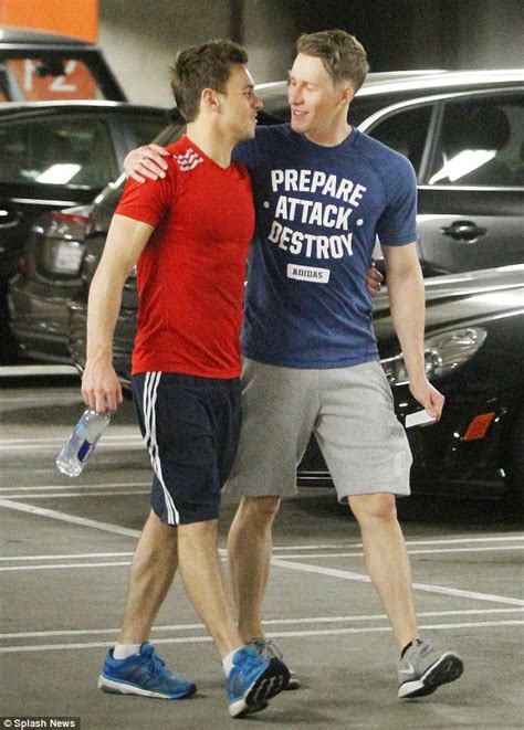 One of the beautiful photos. Tom Daley e Dustin Lance Black: primo bacio in pubblico ...