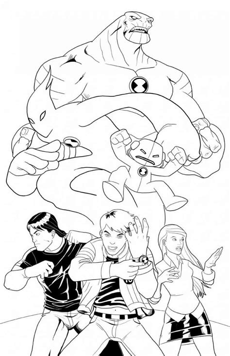 Ausmalbilder von ben 10 auf besteausmalbilder.de. Ben 10 28 Ausmalbilder | Desenhos