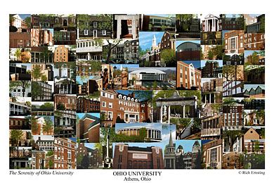 What are the most popular universities in ohio? Ohio University Campus Art Prints, Photos, Posters