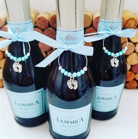 Looking for creative baby shower party favors? Baby Shower Party Favors - Baby Feet - Mini Champagne ...