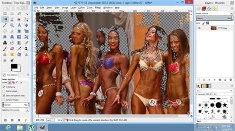 No other tool is as good as adobe photoshop cc for this see through clothes photo editing, and possibly the best option. 7 Pics Gimp Xray Clothes And Description - Alqu Blog