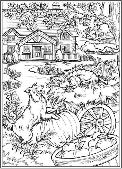 Cock printable coloring pages for free. Welcome to Dover Publications | Fall coloring pages ...