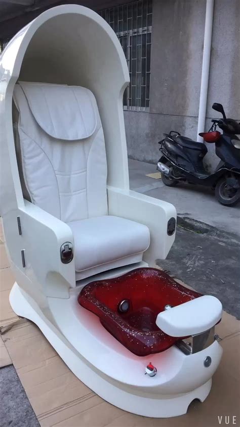 You also can put the footbath in the footrest. Portable Foot Spa For Nail Salon Deluxe Pedicure Spa Chair ...